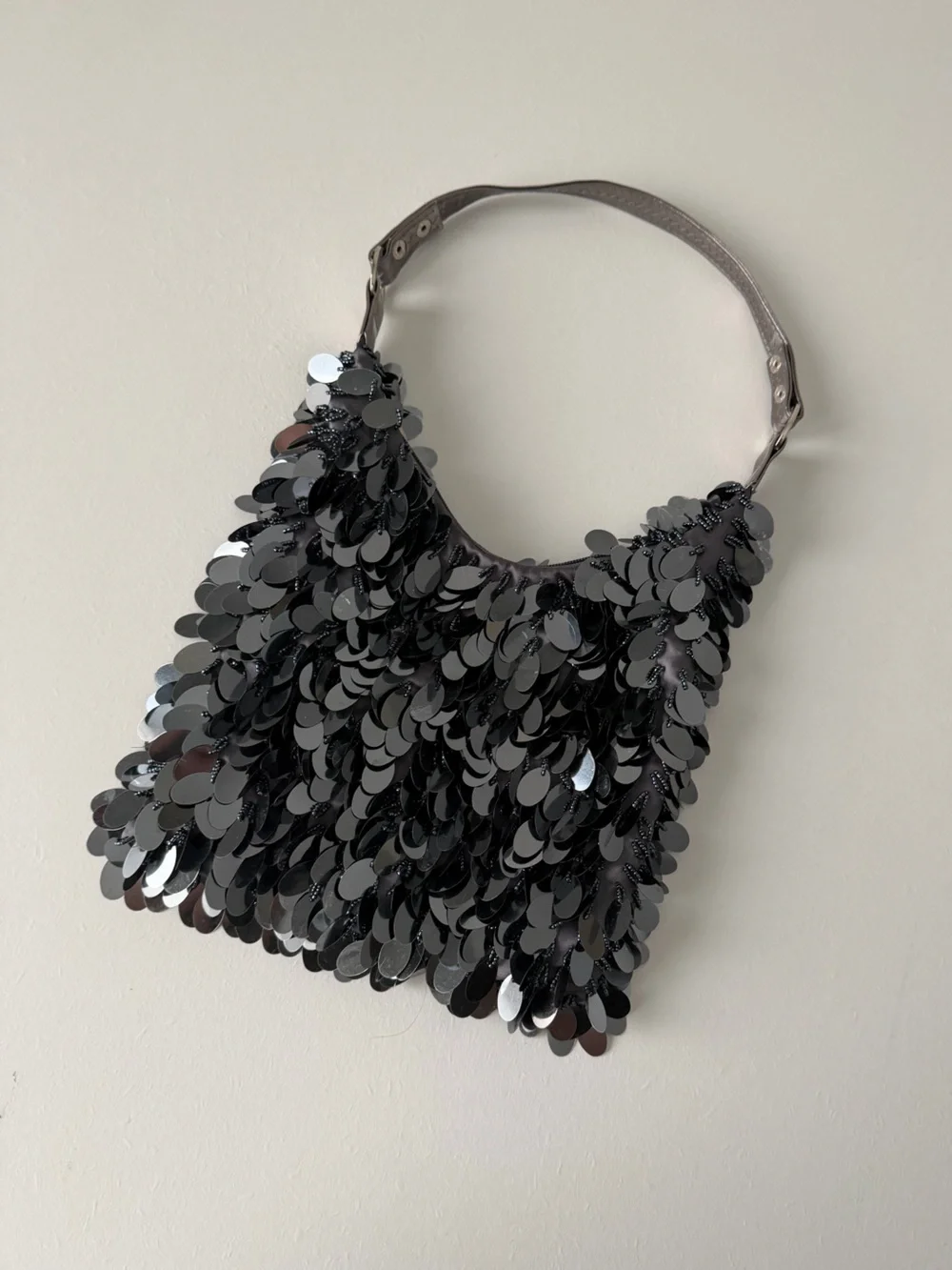 Y2K Sequin Disco Slouchy Purse